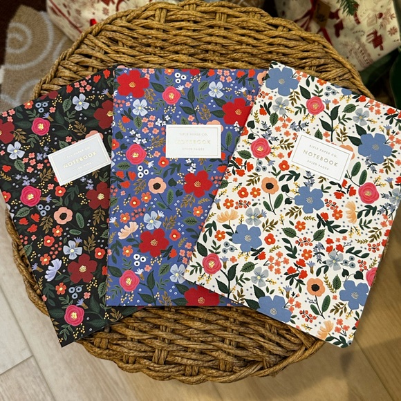 Rifle paper co 3 X WILD ROSE Notebook collection Ruled pages DISCONTINUED - Picture 5 of 10